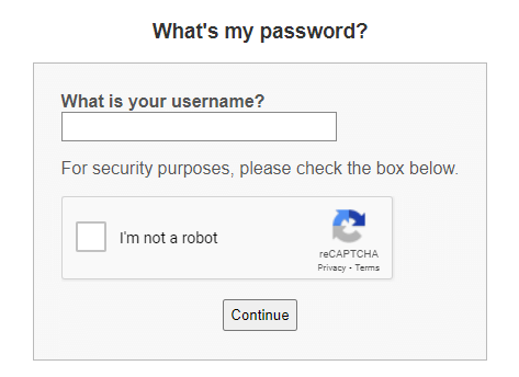 CSUF password reset form