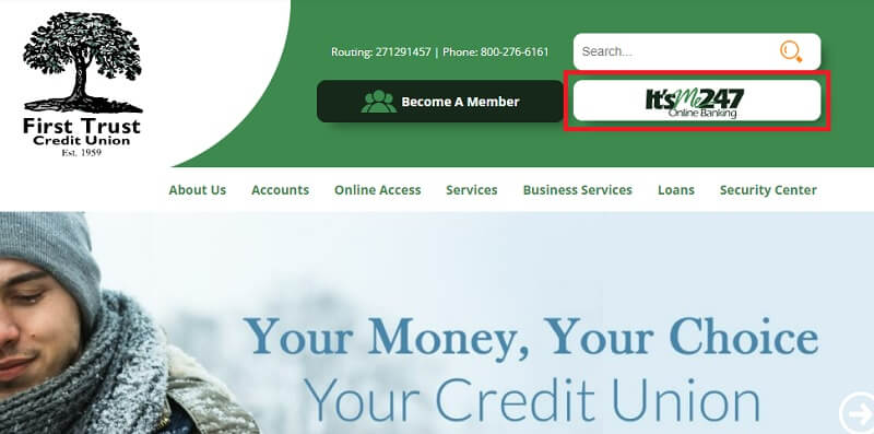 First Trust Credit Union online banking link