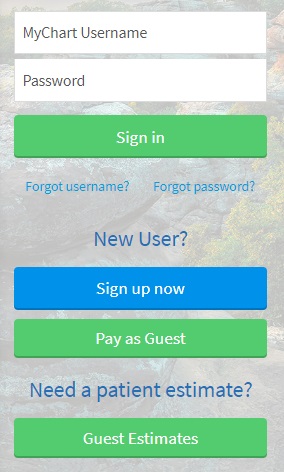 Southern Illinois Healthcare Mychart login page