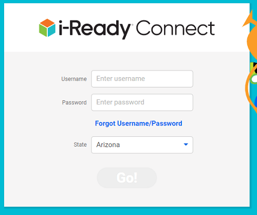 iReady connect login page