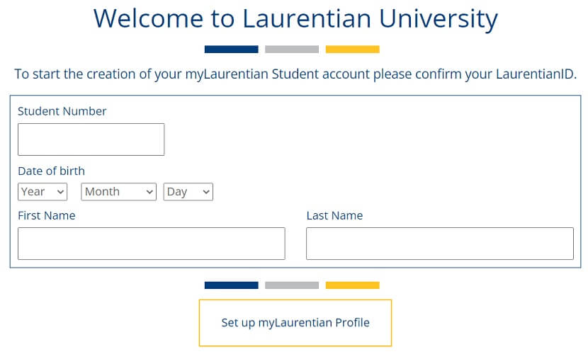 Laurentian student account activation form