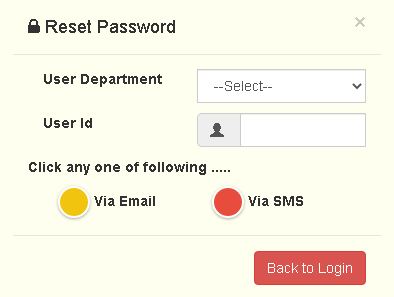 Manav Sampada UP password reset page